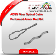 Câble de fibre optique ADSS de haute qualité a exécuté l&#39;ensemble de Rod d&#39;armure